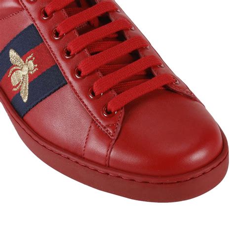 zapatos gucci rojos hombre|zapatillas Gucci outlet.